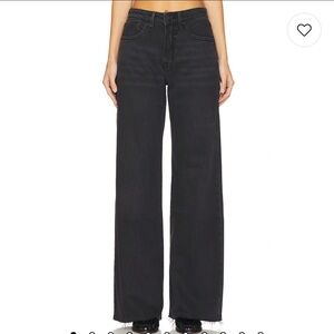 Good American Good Ease Petite Wide Leg Jeans